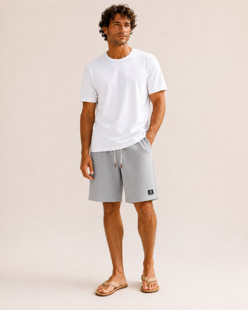 Bermudas chandal casual - 5-gris
