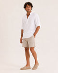 Camisa de lino - 6-blanco