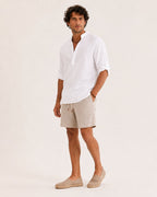 Camisa de lino - 6-blanco