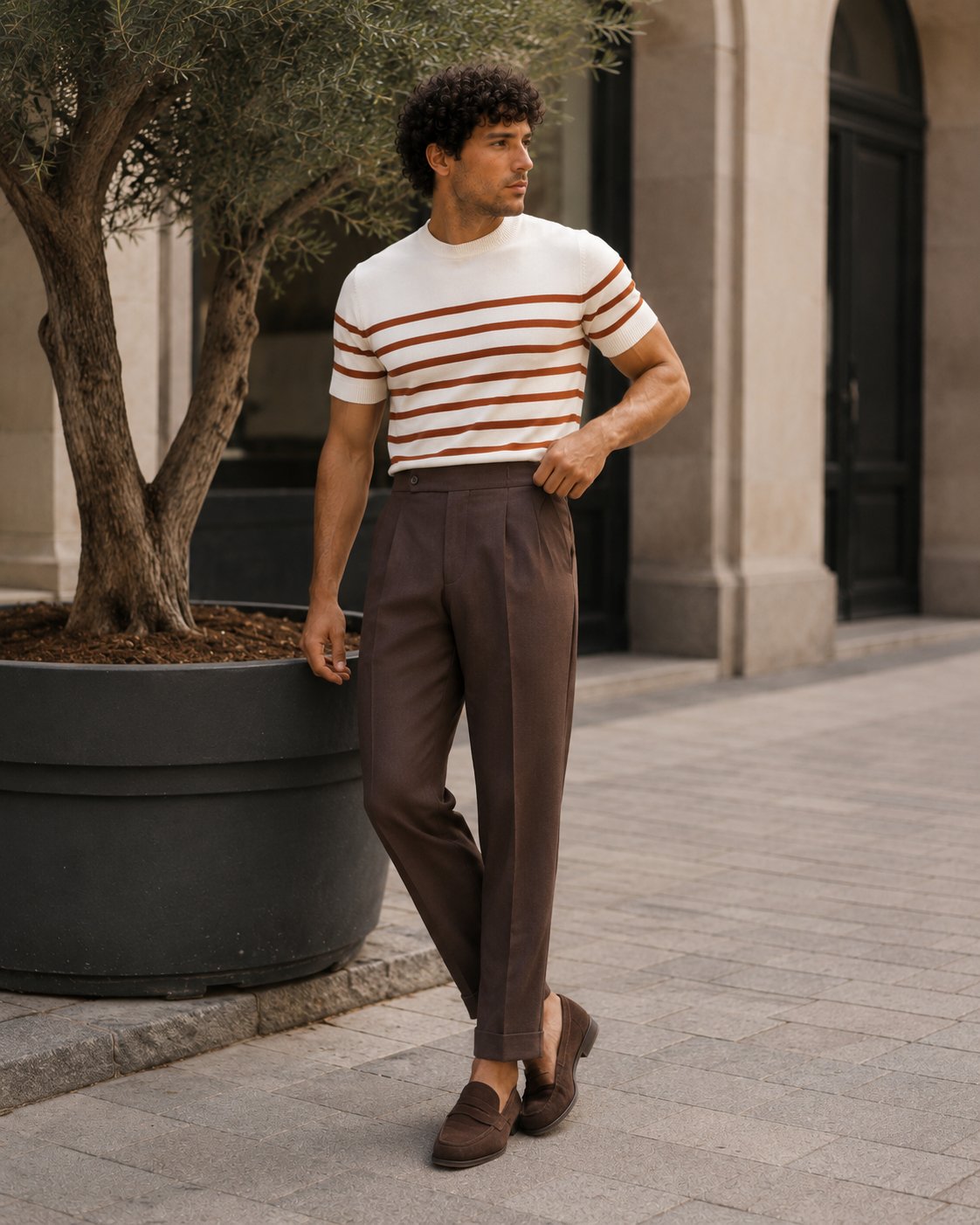 Pantalón italiano - 2-naranja