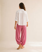 Pantalones bombachos a cuadros - 3
