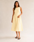 Vestido a rayas - 1-amarillo