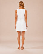 Vestido corto botones - 2