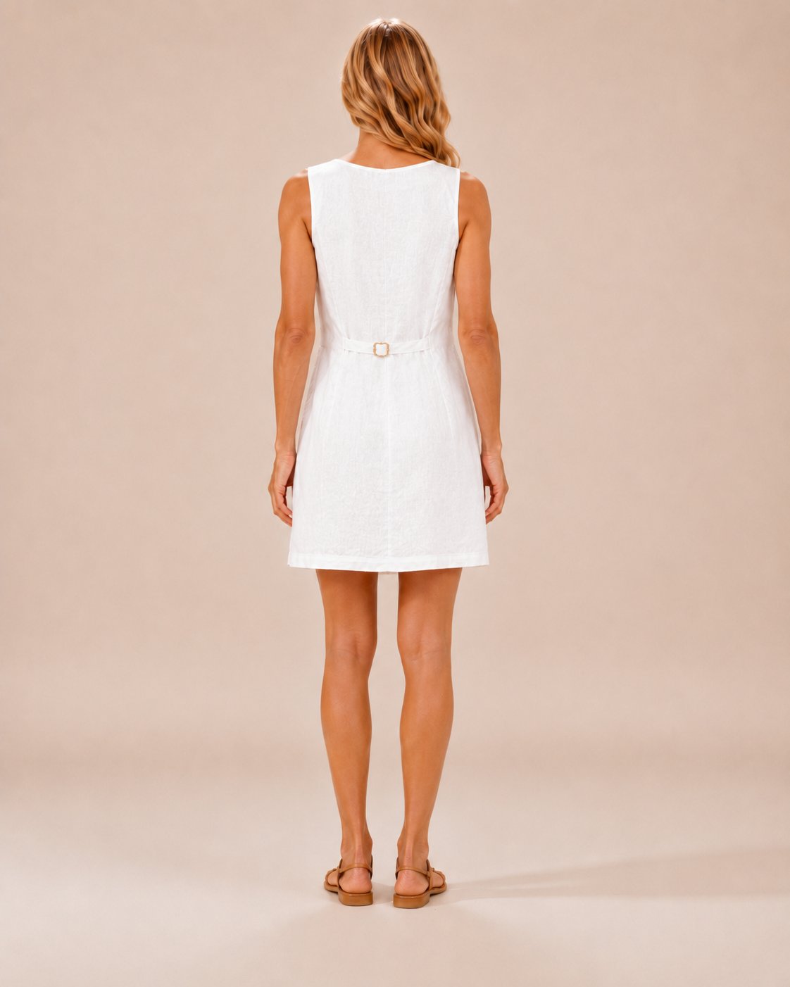Vestido corto botones - 2